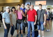Закрыть Встреча в аэропорту команды ПГАФКСиТ -чемпионов Универсиады